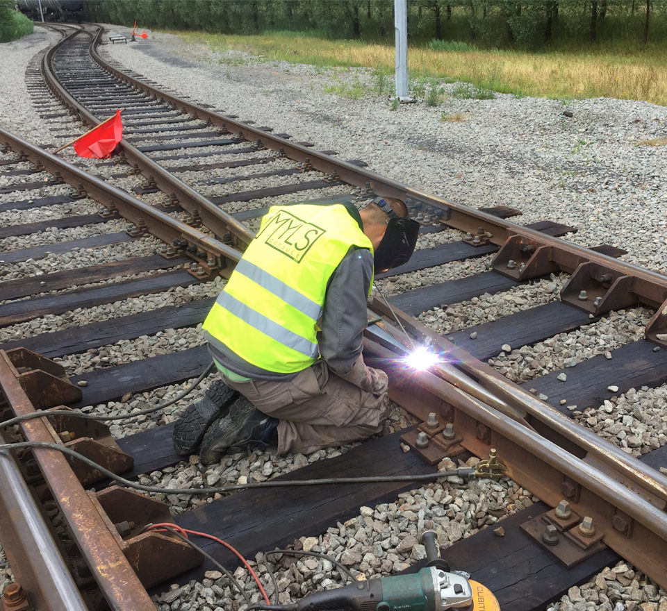 Entretien de coeurs de croisement ferroviaires