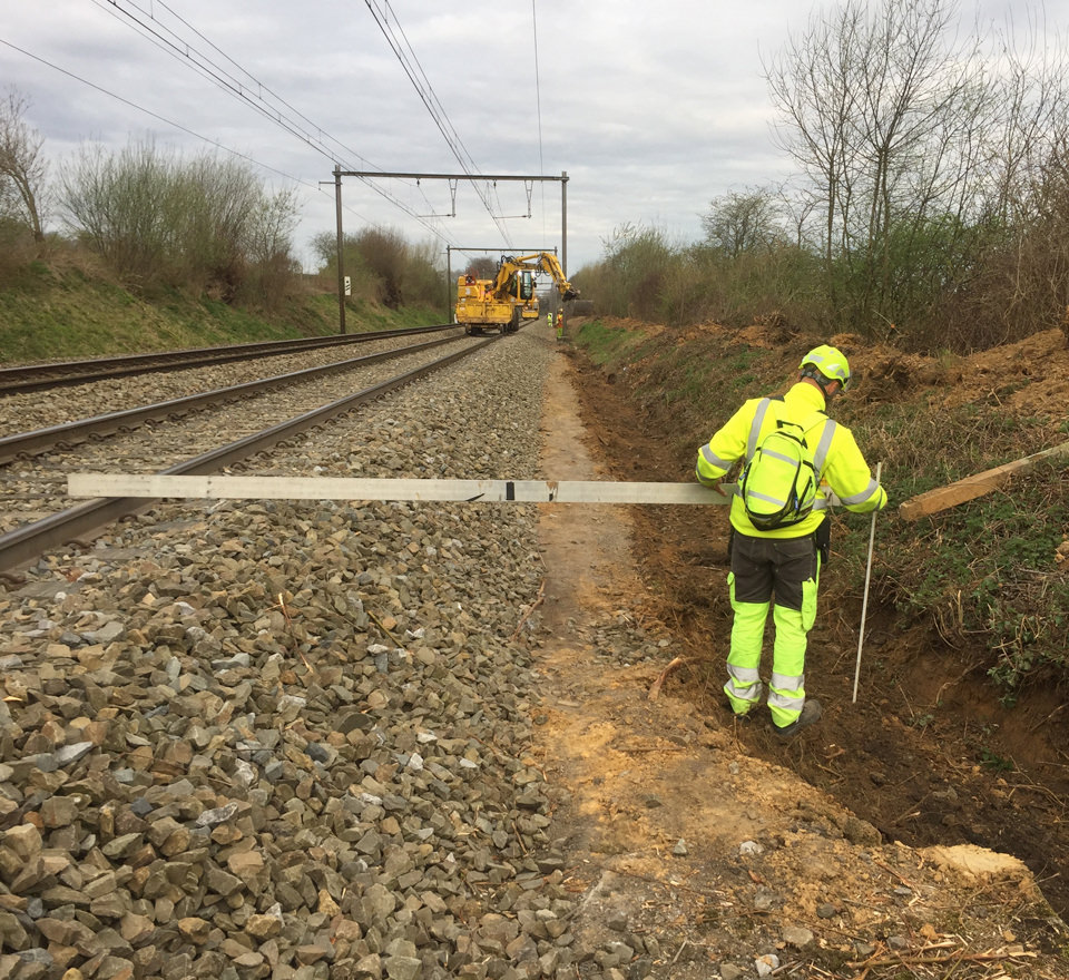 Surveillance de travaux ferroviaires et de raccordements ferrés privés